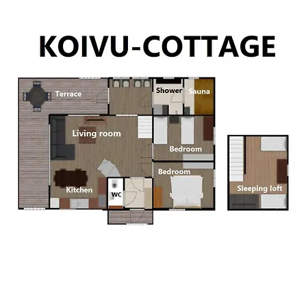 Koivurannan Lomamoekit Koivu 샬레